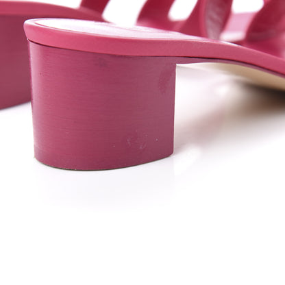 Hermes Epsom Oasis Sandals 37 Rose Pourpre 10 of 11