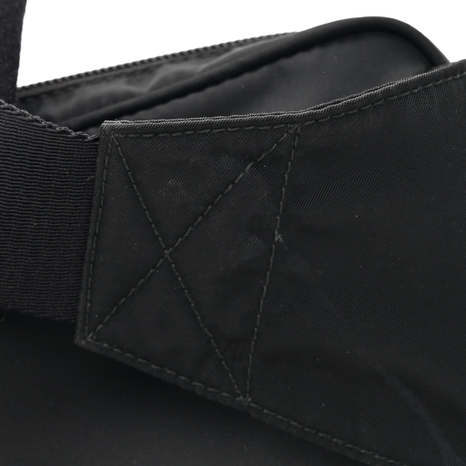 Prada Tessuto Nylon Saffiano Belt Bag Black 12 of 12