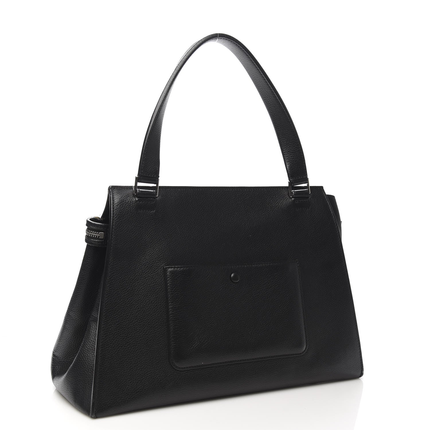 Celine Supple Calfskin Medium Edge Shoulder Bag Black 3 of 13