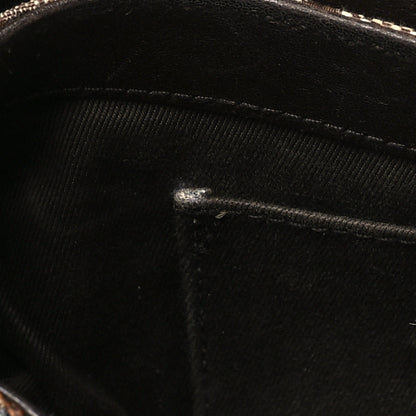 Gucci Monogram Studded Small Horsebit Clutch Dark Brown 11 of 12