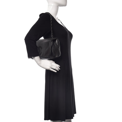 Chanel Lambskin Studded CC East West Flap Black 2 of 16