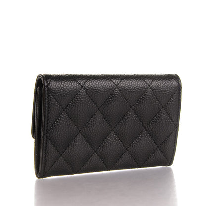 Chanel Caviar Quilted Flap Card Holder Black 4 of 8