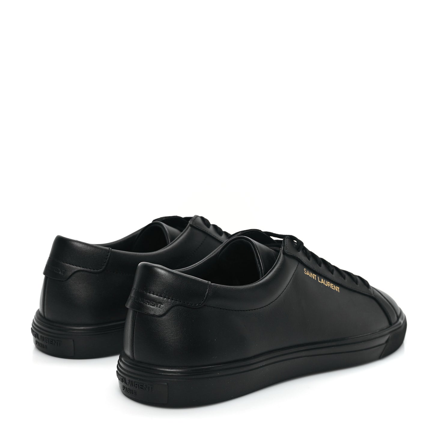 Calfskin Andy Low Top Sneakers 41.5 Black