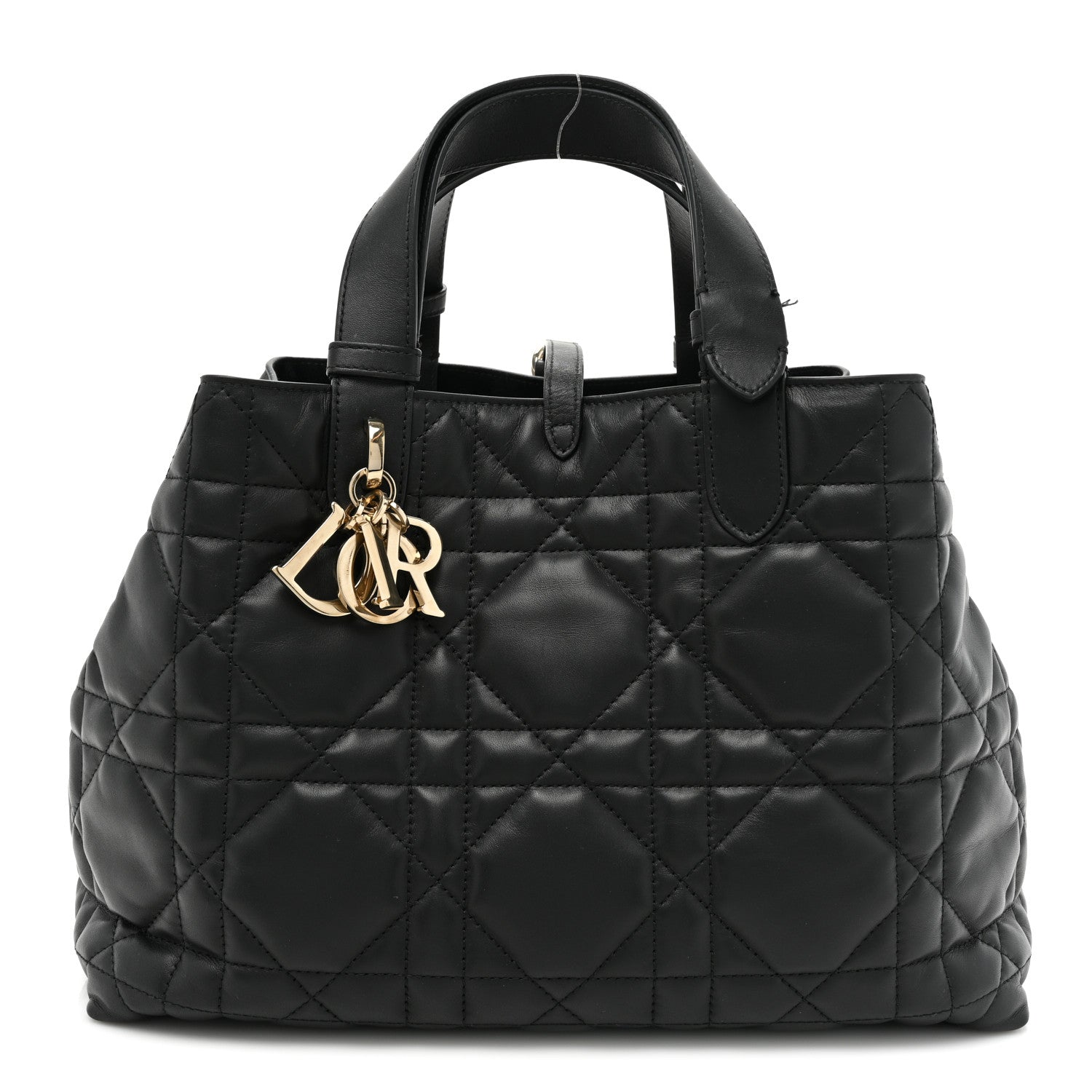 Christian Dior Calfskin Macrocannage Medium Toujours Black 3 of 17