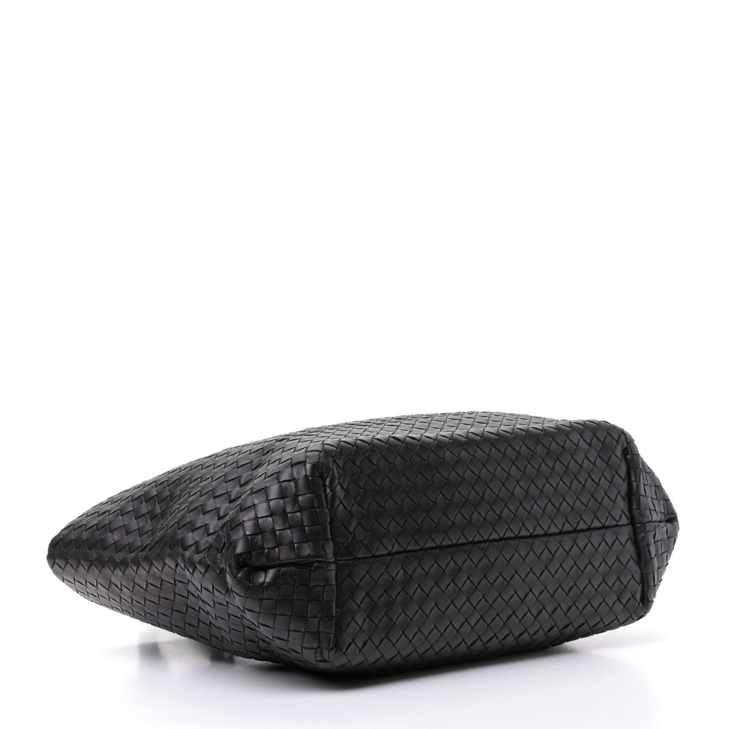 Nappa Intrecciato Large Capri Tote Ebano