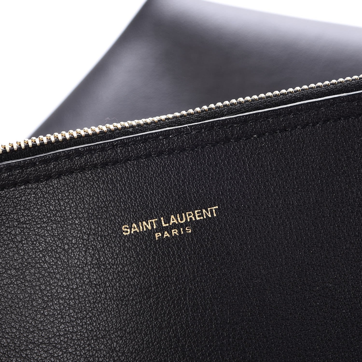Saint Laurent Calfskin Large Shopping Tote Black 6 of 9