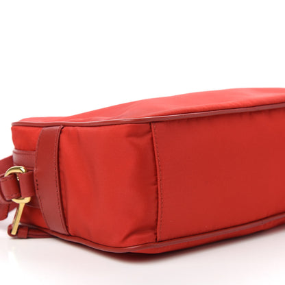 Prada Tessuto Nylon Soft Calf Camera Bag Rosso 6 of 10