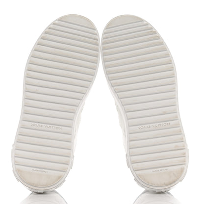 Louis Vuitton Lambskin Embossed Monogram Time Out Sneakers White 5 of 22