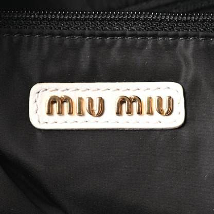 Miu Miu Soft Calf Softy Shoulder Bag Bianco 5 of 8