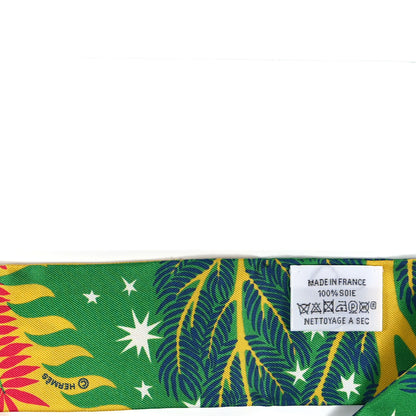 Hermes Silk Le Charme D Orphee Twilly Vert Vif Jaune Vif 3 of 3