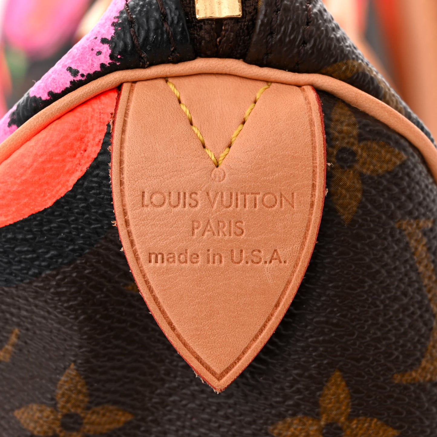 Monogram Roses Speedy 30