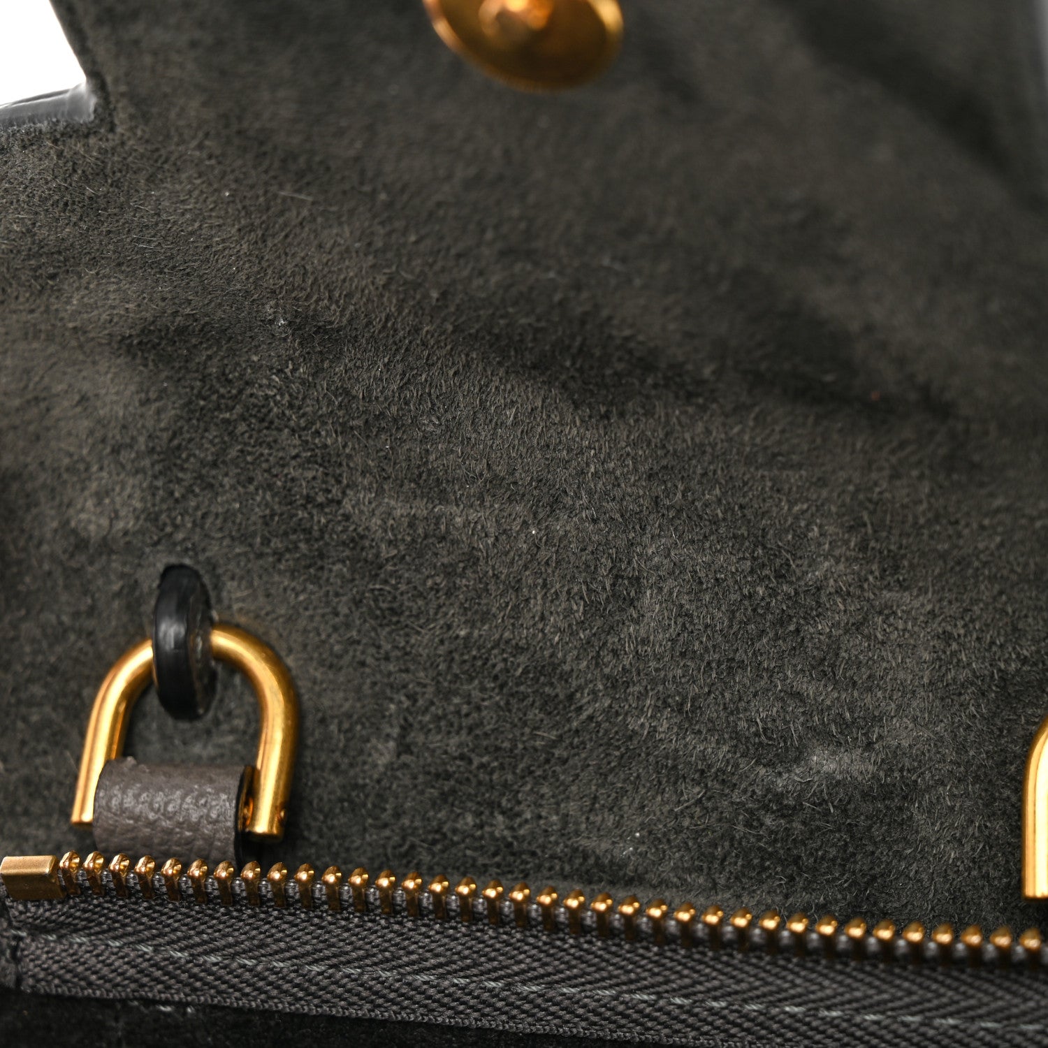 Celine Grained Calfskin Nano Belt Bag Grey 10 of 14