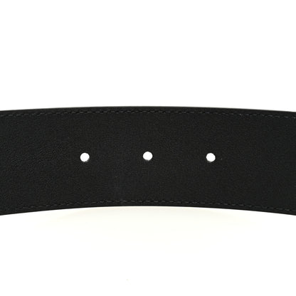 Gucci Moon Calfskin Scales Double G 40mm Belt 75 30 Black 4 of 4