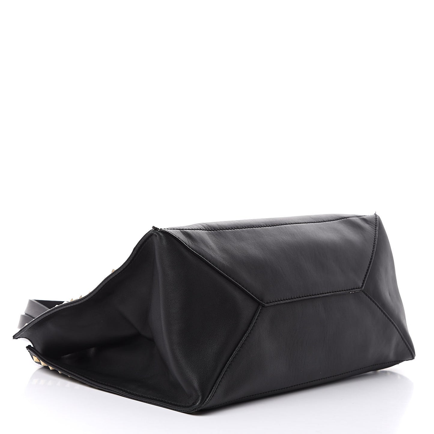 Nappa Medium Rockstud Soft Tote Black