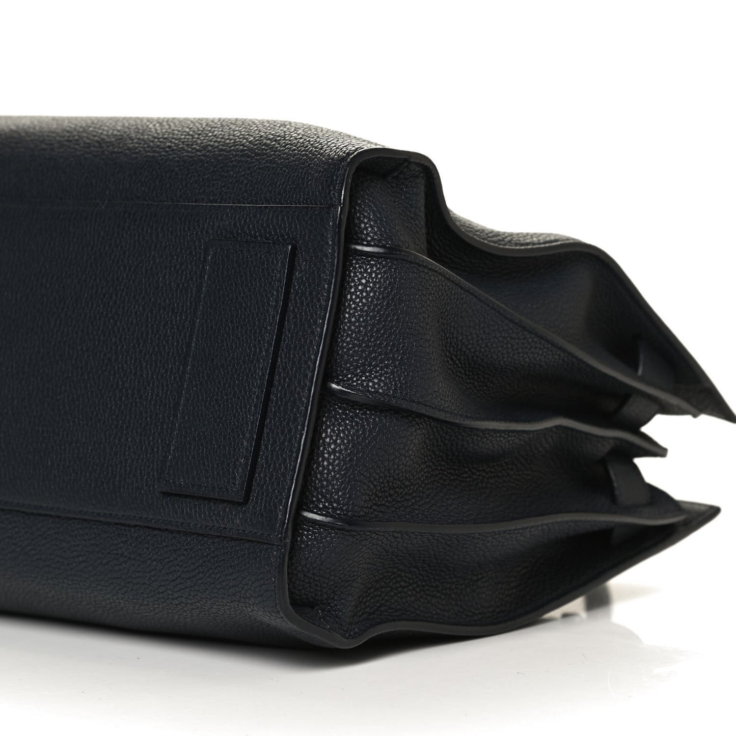 Grained Calfskin Small Supple Sac De Jour Navy
