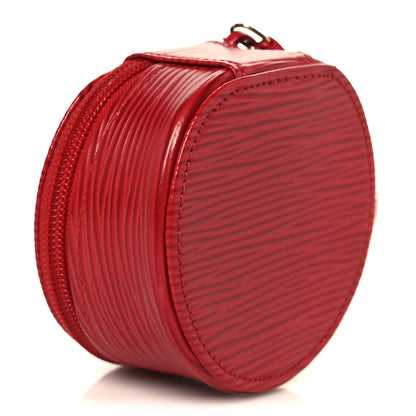 Louis Vuitton Epi Ecrin Bijoux 8cm Jewelry Box Case Castillan Red 3 of 7