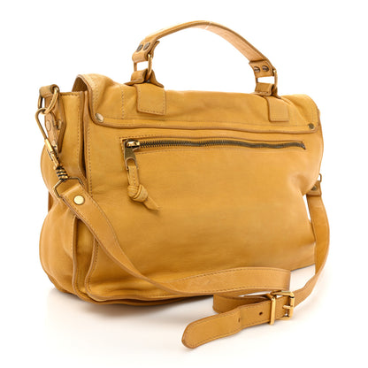 Proenza Schouler Lambskin Medium PS1 Satchel Mustard 3 of 22