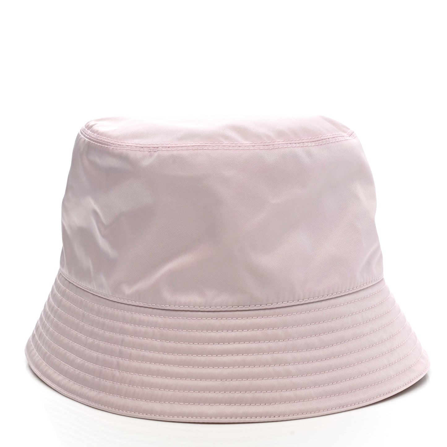 Re-Nylon Metal Triangle Logo Womens Bucket Hat XL Alabastro