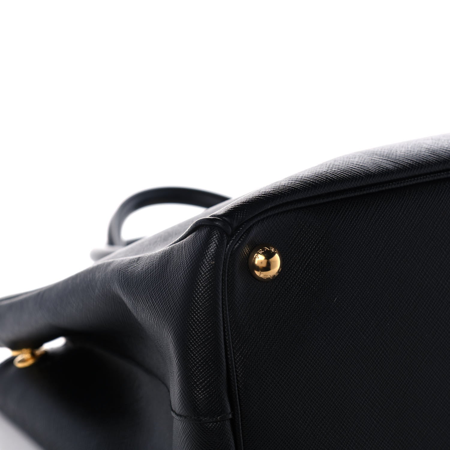 Prada Saffiano Medium Galleria Double Zip Tote Black 8 of 11