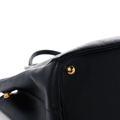 Prada Saffiano Medium Galleria Double Zip Tote Black 8 of 11