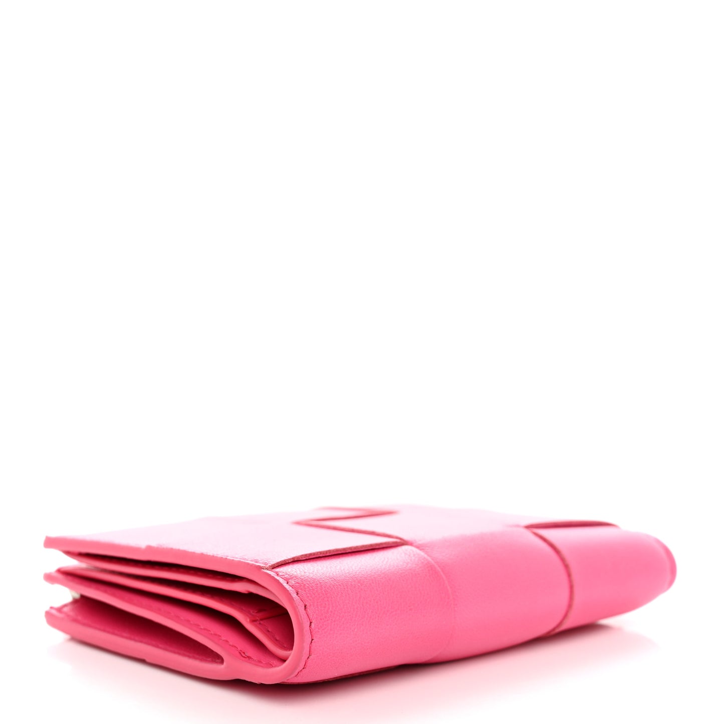 Lambskin Intrecciato Wallet Bon Bon