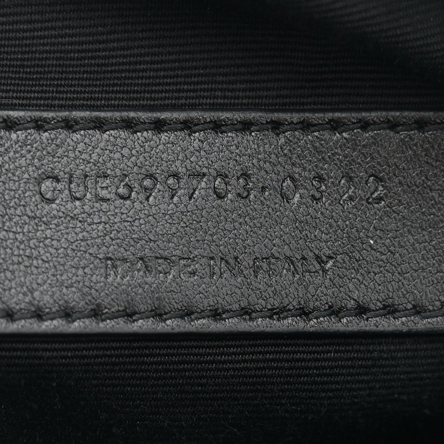 Saint Laurent Lambskin Monogram Mini Sade Tube Bag Black 7 of 12