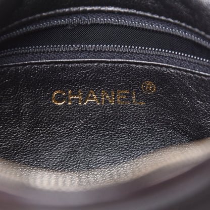Chanel Lambskin Quilted Tassel Camera Case Black 6 of 12
