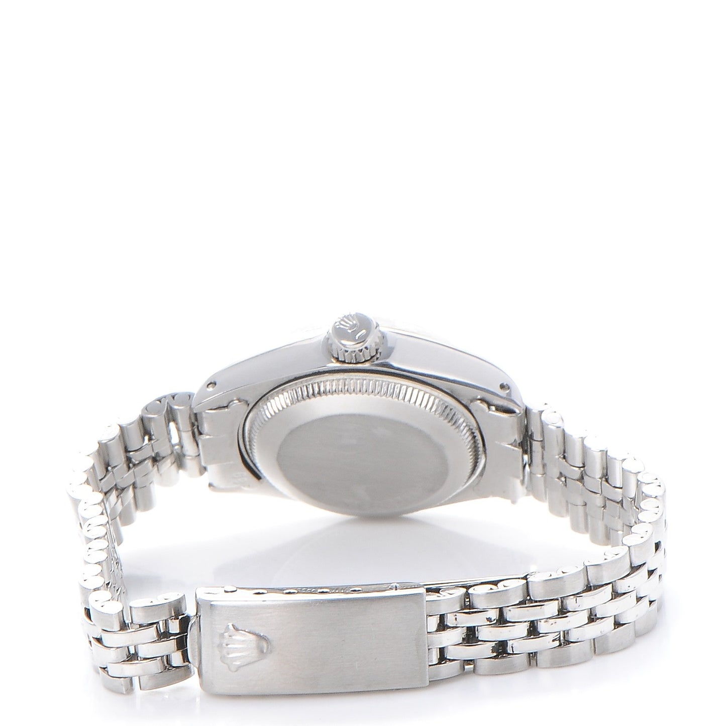 Stainless Steel 18K White Gold 26mm Oyster Perpetual Date Watch Silver 6917