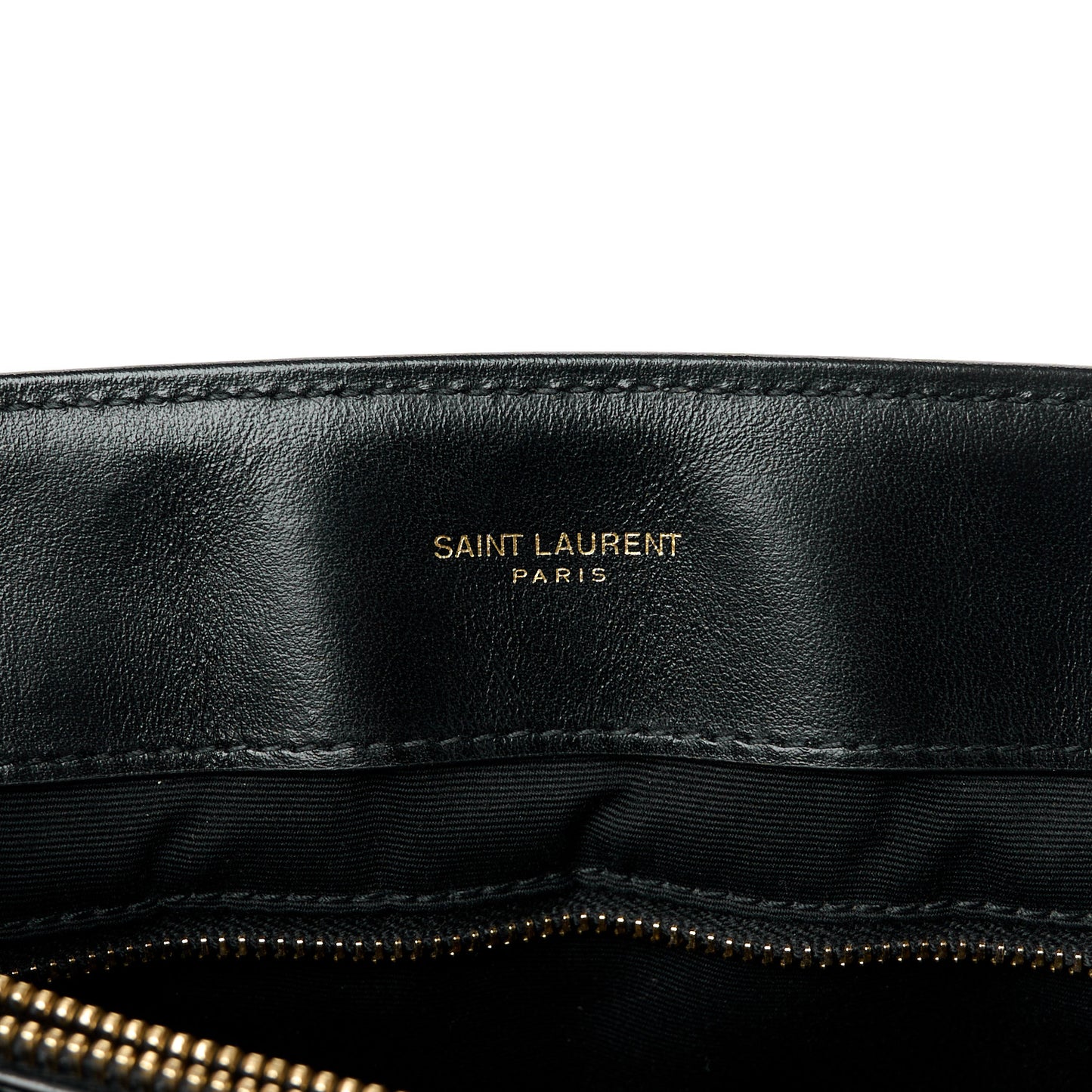 Calfskin Y Quilted Monogram Large Loulou Chain Satchel Black