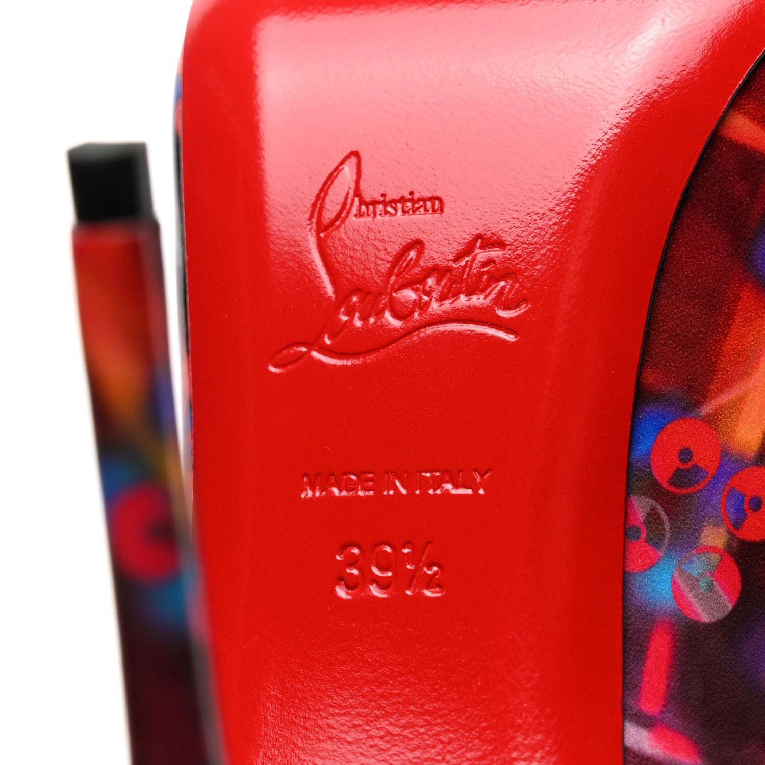 Christian Louboutin Patent Discolaser So Kate Booty 100 Ankle Boots 39.5 Multicolor 7 of 8