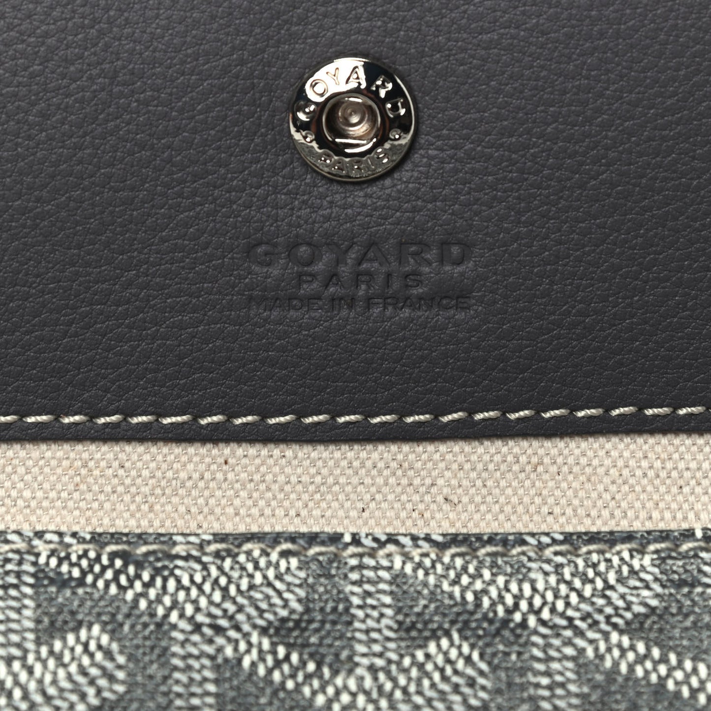Goyardine Pouch Grey