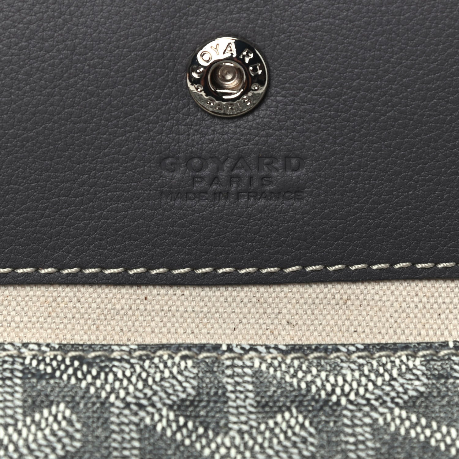 Goyard Goyardine Pouch Grey 6 of 6