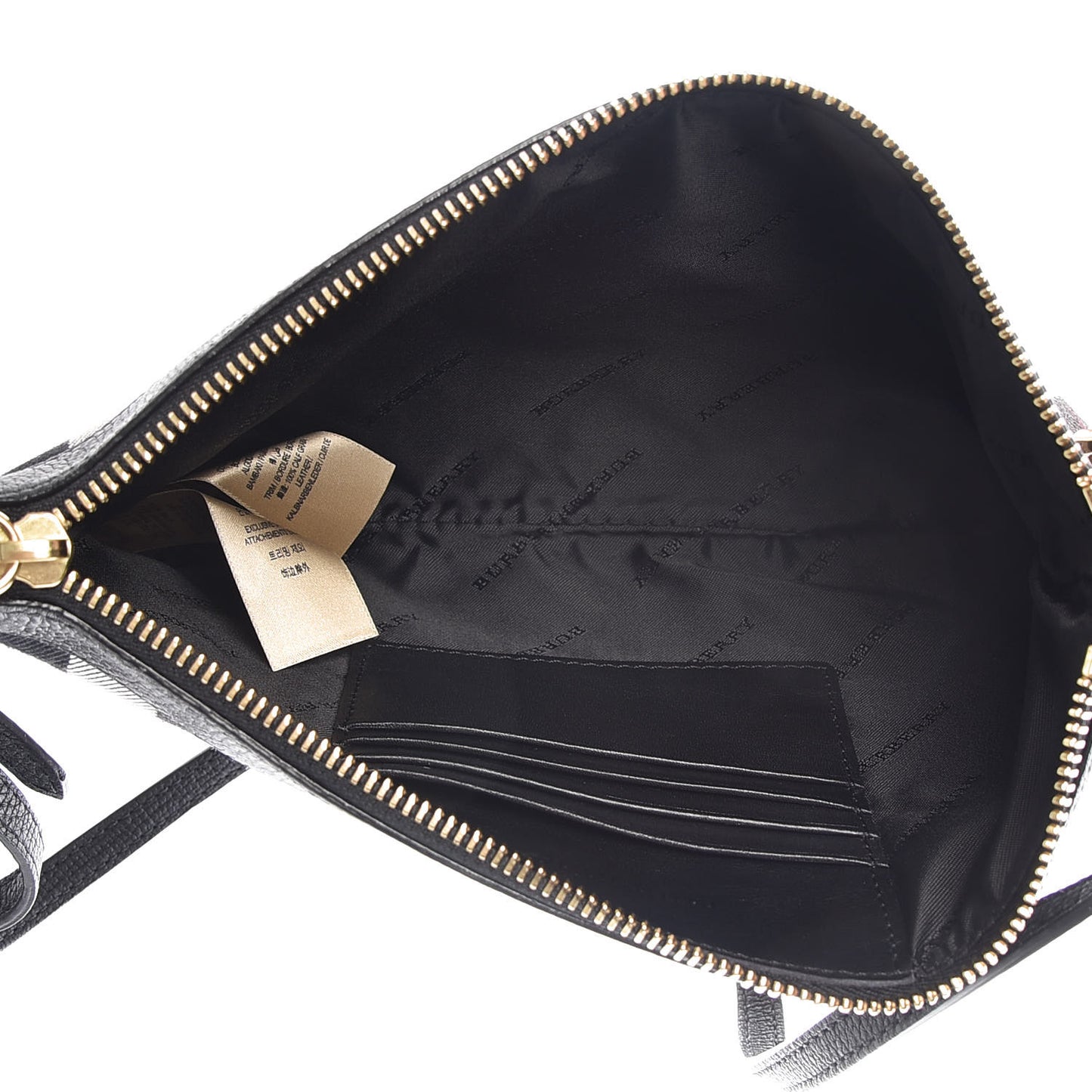 House Check Derby Peyton Crossbody Clutch Bag Black
