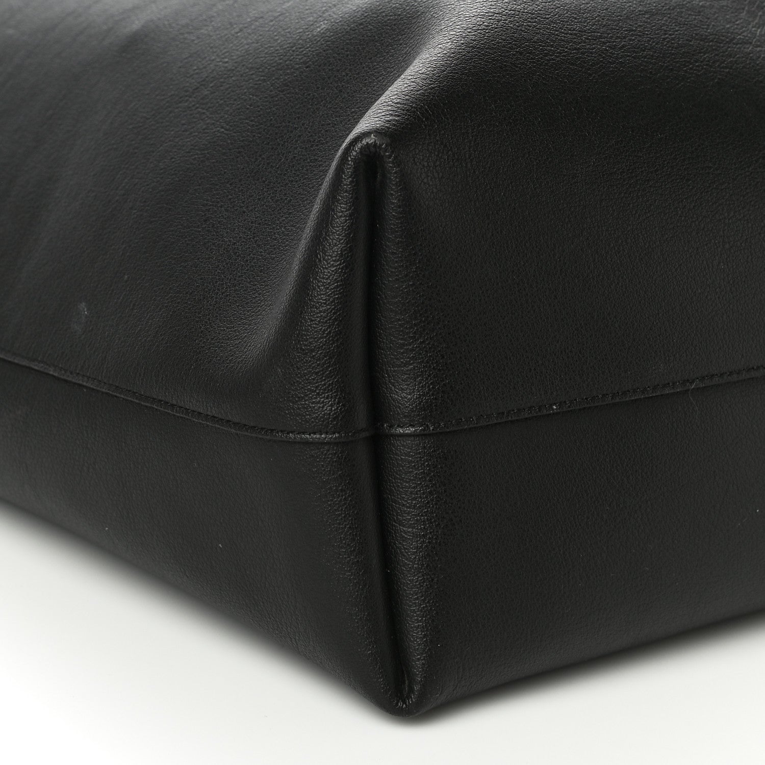 Saint Laurent Calfskin Large Shopping Tote Black 8 of 15