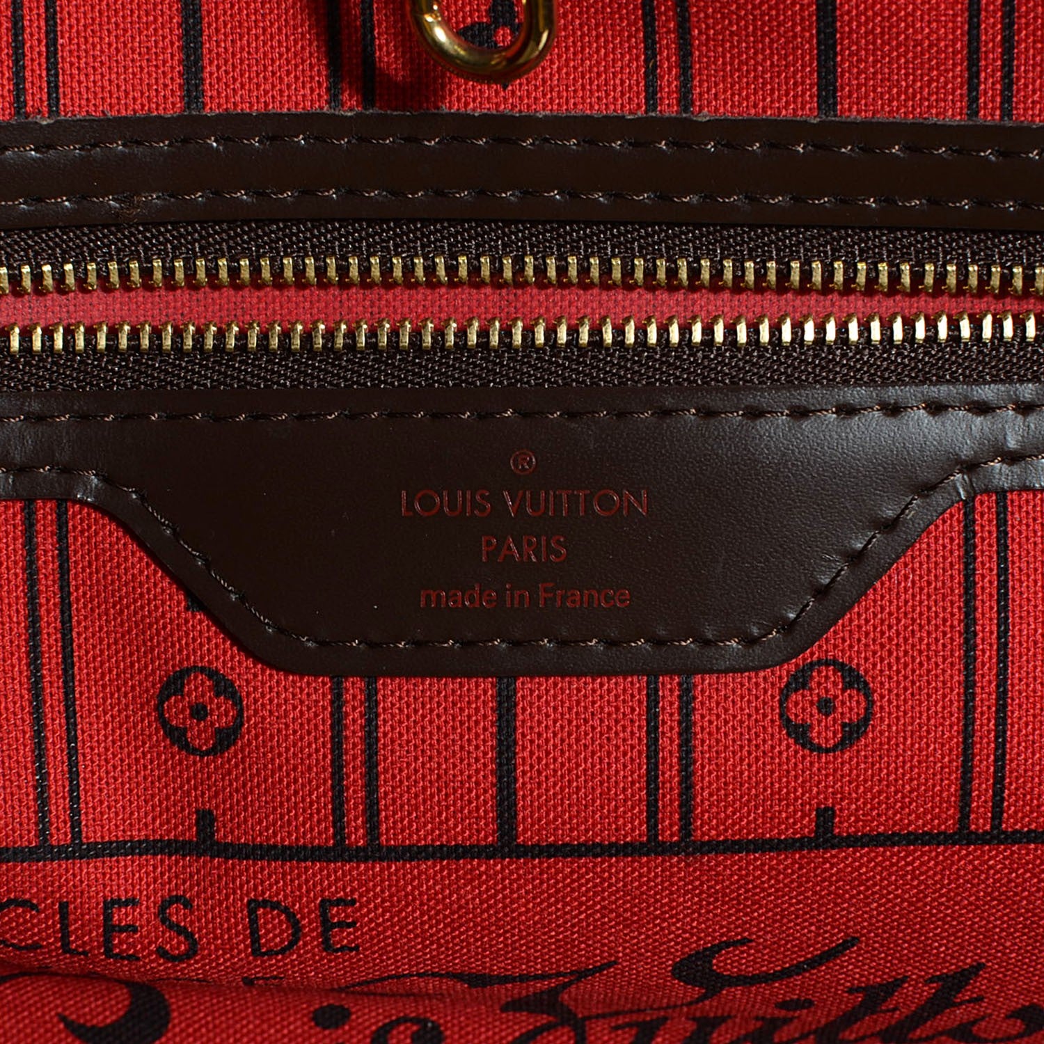 Louis Vuitton Damier Ebene Neverfull GM 6 of 7