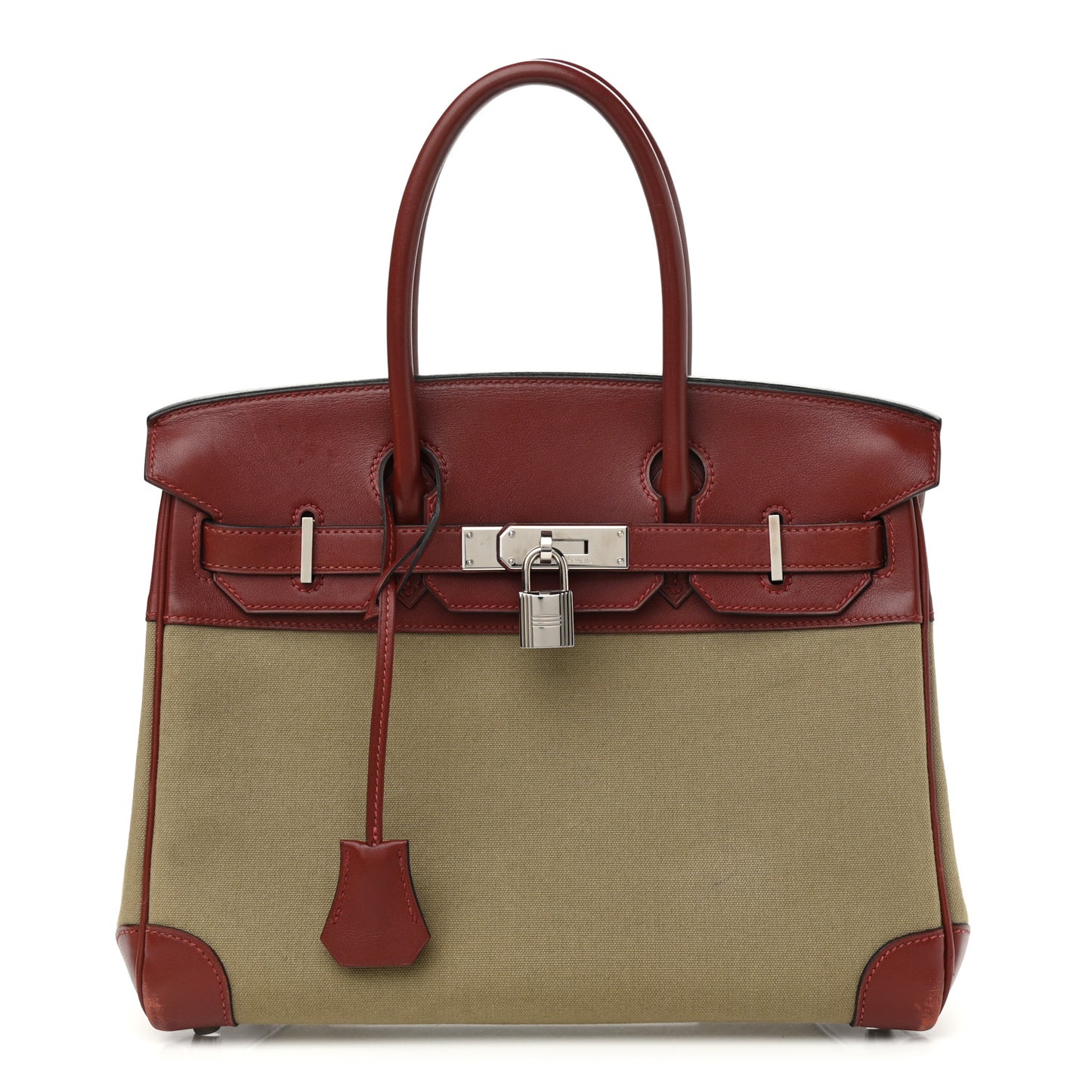 Toile Swift Birkin 30 Rouge H