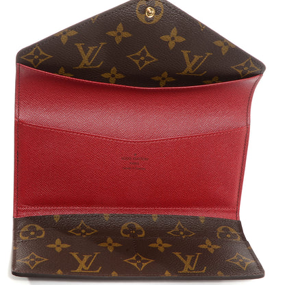 Louis Vuitton Monogram Josephine Wallet Red 8 of 8