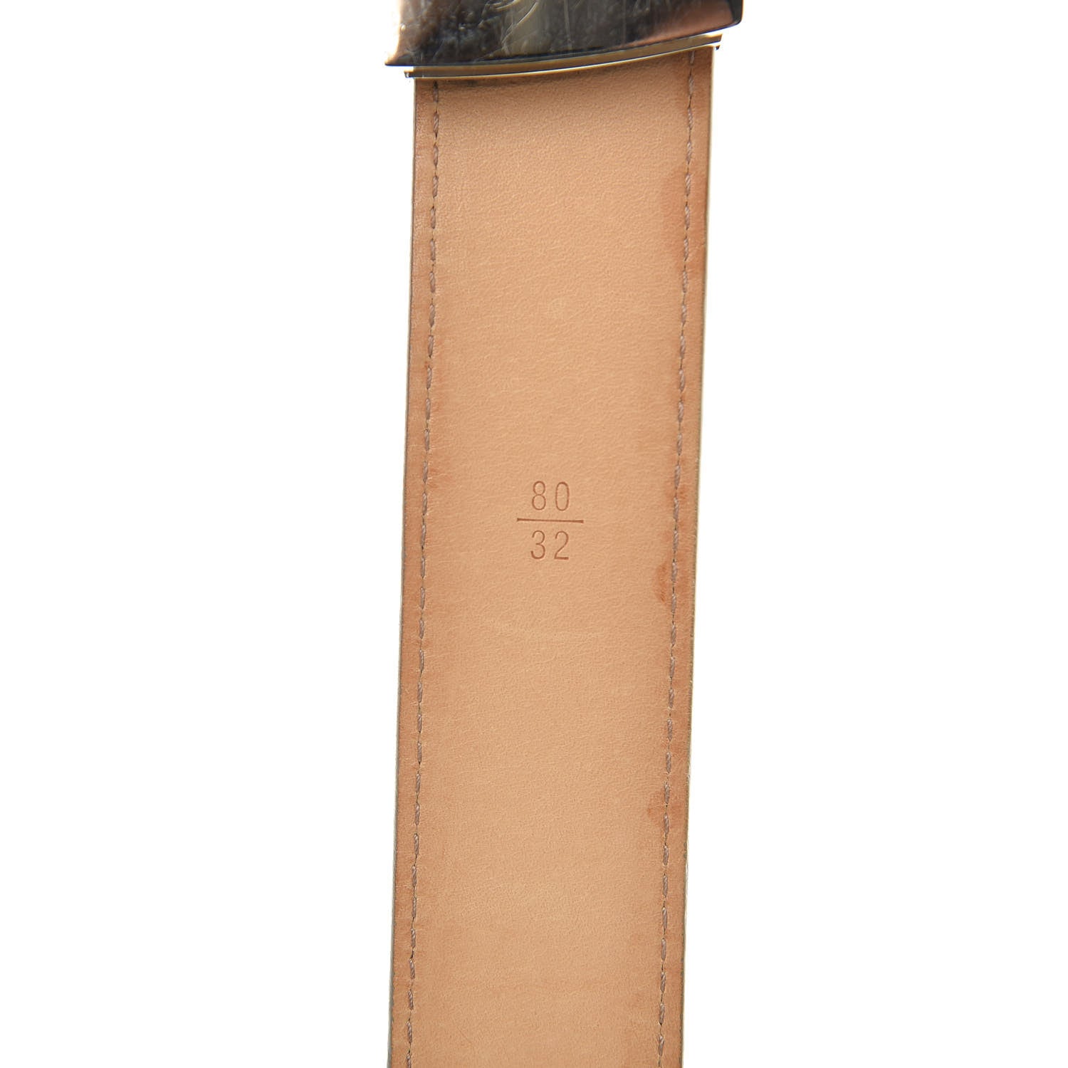 Louis Vuitton Epi Initiales Belt 80 32 Ivory 6 of 9