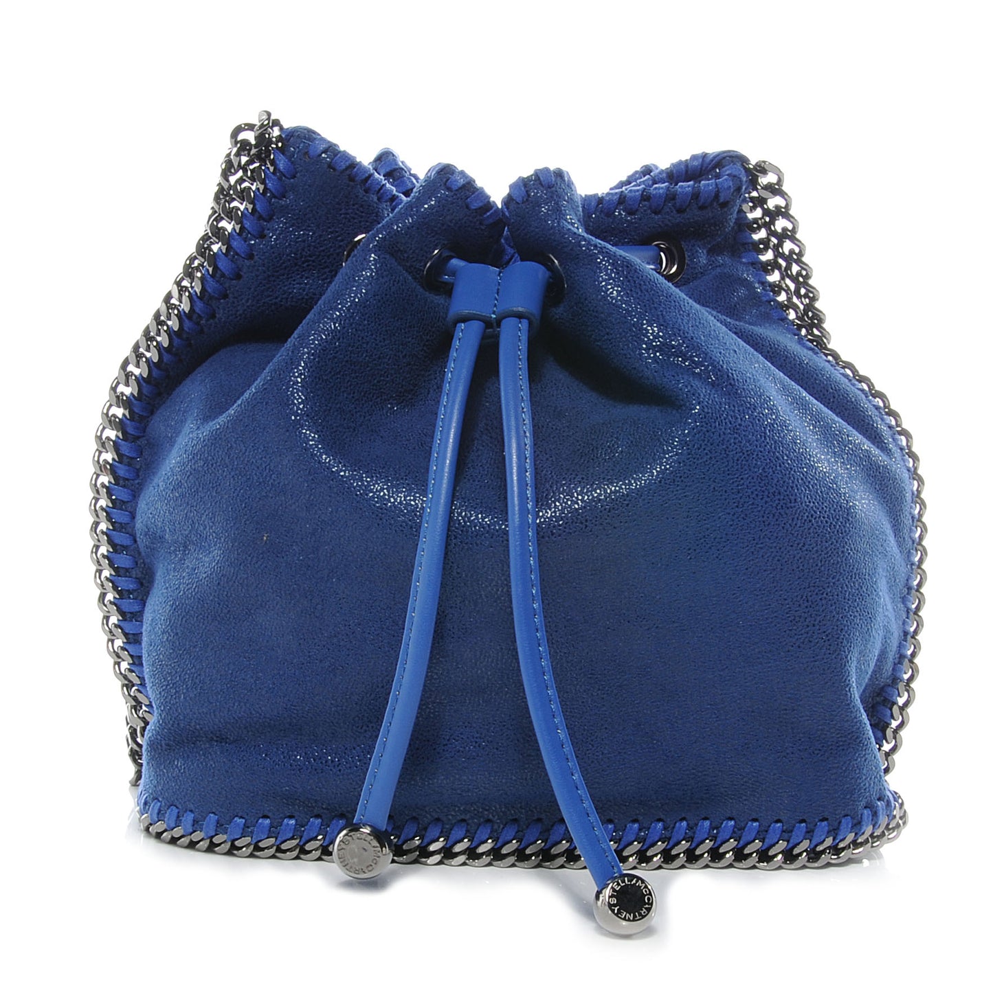 Faux Leather Small Falabella Shoulder Bag Blue