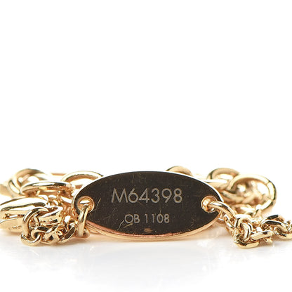Louis Vuitton Crystal Pearl Angel Love Bracelet Gold 5 of 5