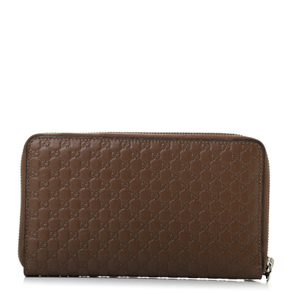 Gucci Microguccissima Large Zip Around Organizer Wallet Acero 1 of 6