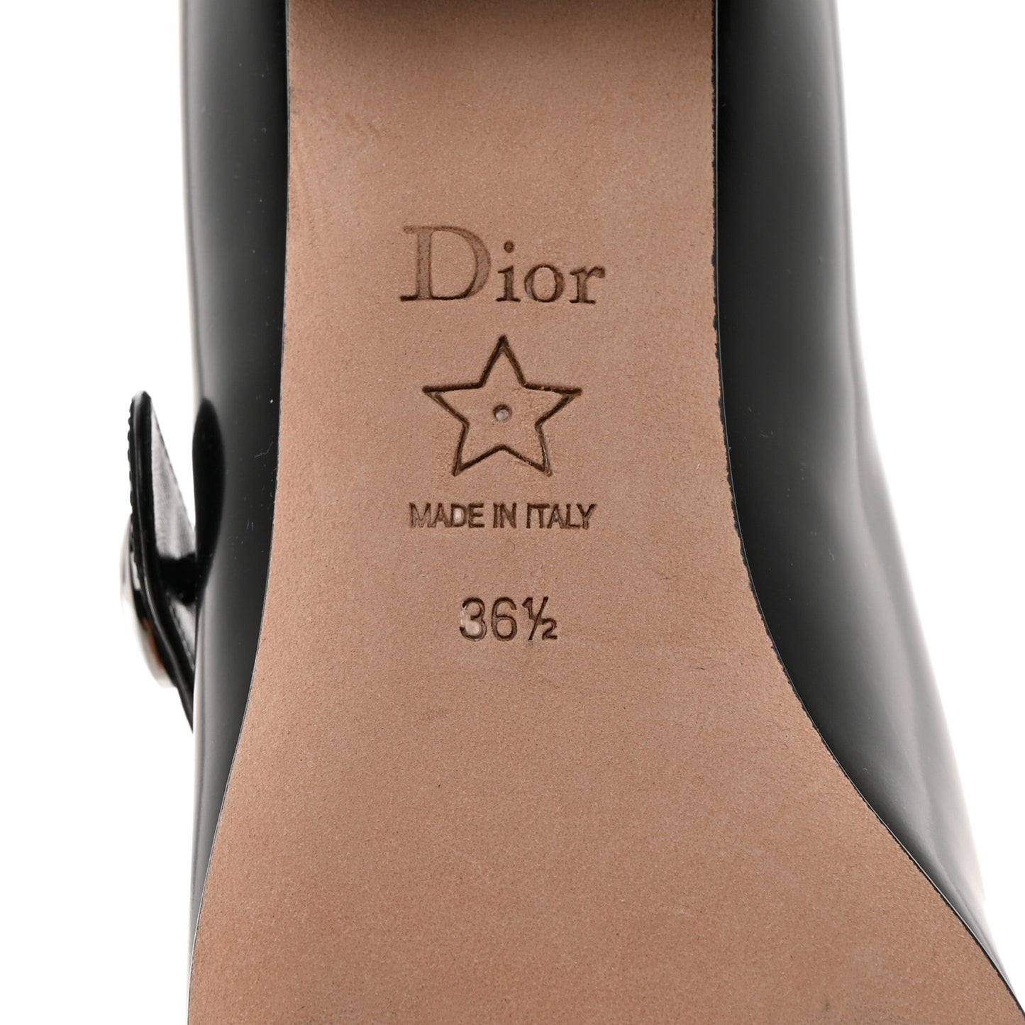 Brushed Calfskin Uniform 30mm Pumps 36.5 Black