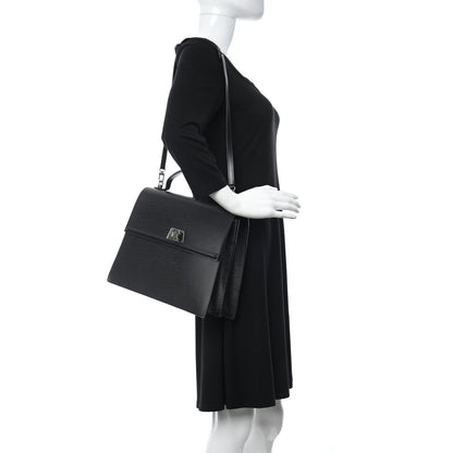 Louis Vuitton Epi Sevigne GM Black 2 of 15