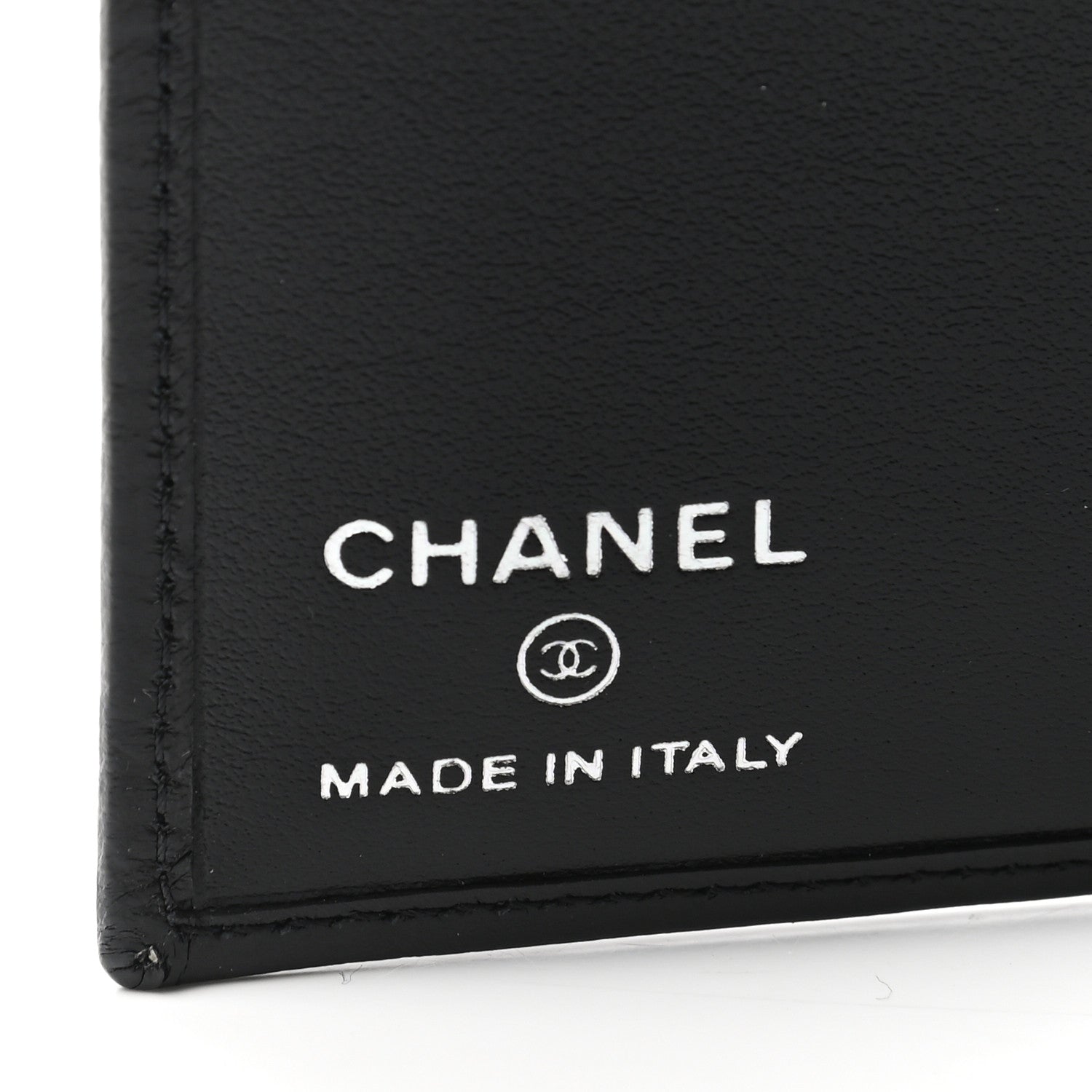 Chanel Calfskin Quilted Passport Holder Black 6 of 6
