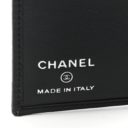 Chanel Calfskin Quilted Passport Holder Black 6 of 6