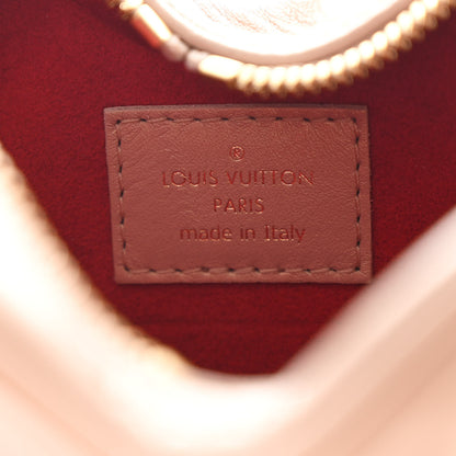 Louis Vuitton Lambskin Embossed Monogram Fall In Love Sac Coeur Light Pink 6 of 9