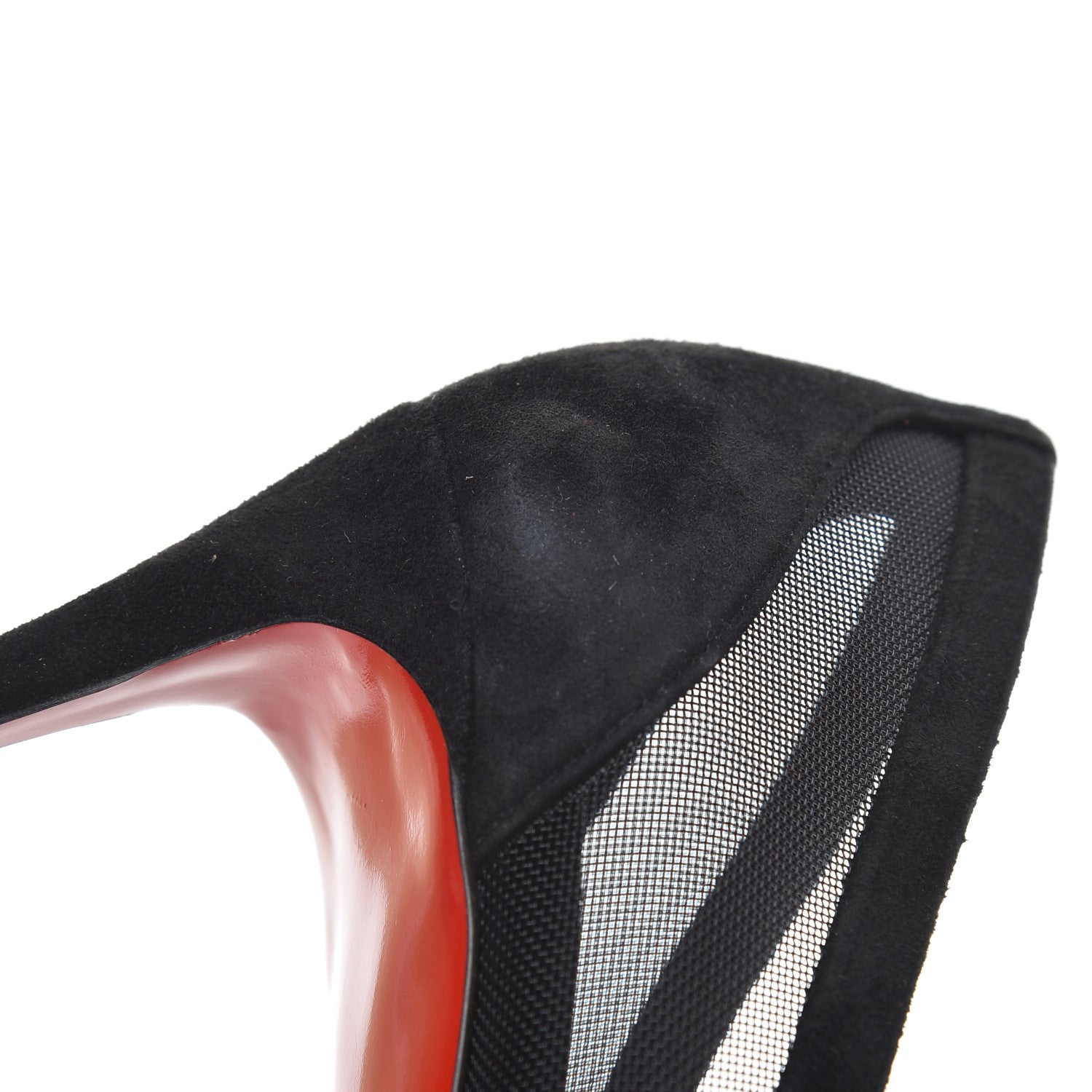 Christian Louboutin Veau Velours Rete Galativi 85 Pumps 38 Black 8 of 15