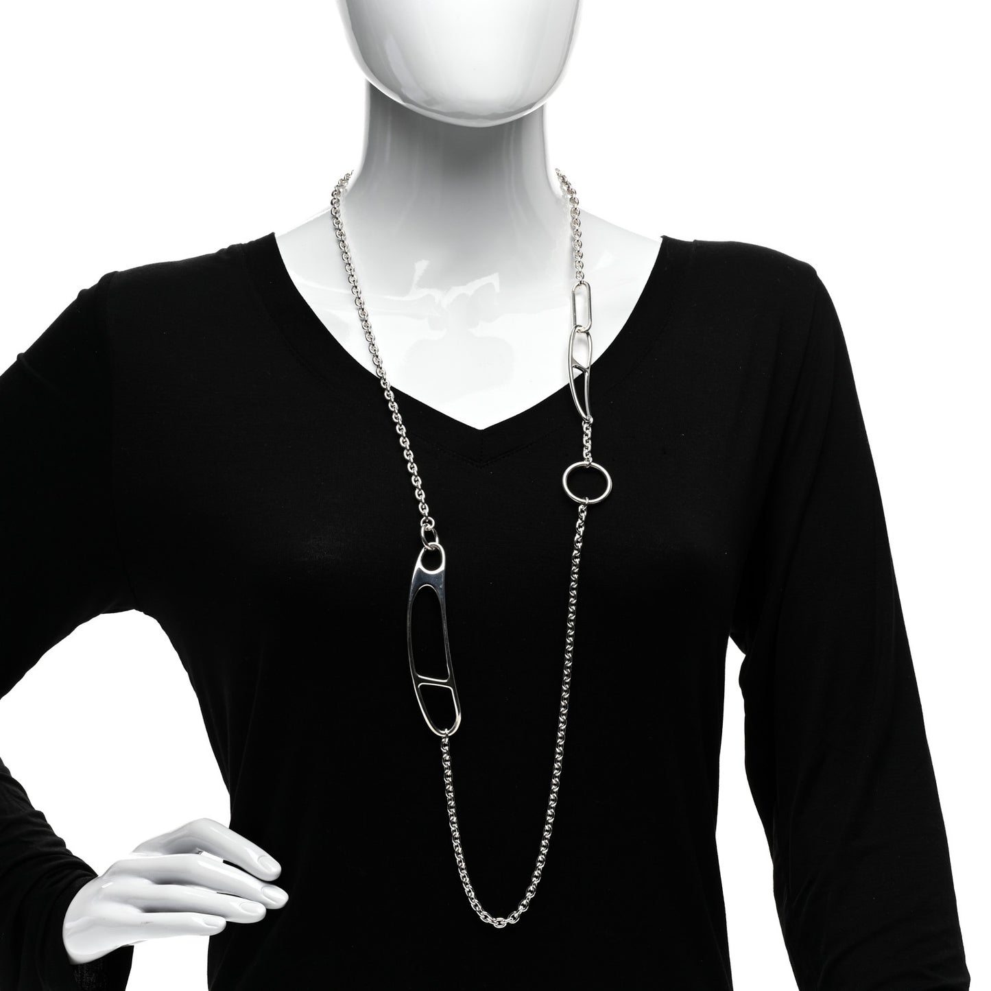 Sterling Silver Chaine d'Ancre Twist Necklace