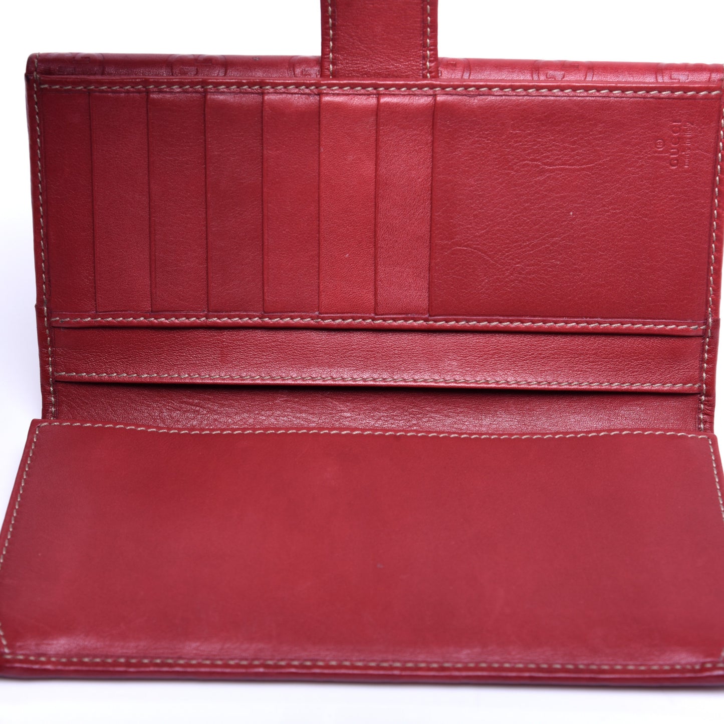 Guccissima Princy Continental Wallet Red