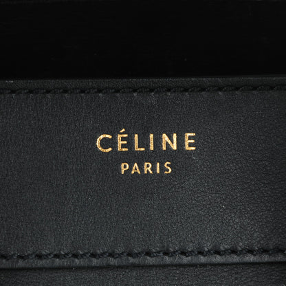 Celine Smooth Calfskin Micro Luggage Black 6 of 9